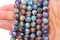 108 Pieces Sea Sediment Imperial Jasper Beads for Jewelry Making 8 MM Colorful Imperial Jasper Gemstones Loose Stone Beads